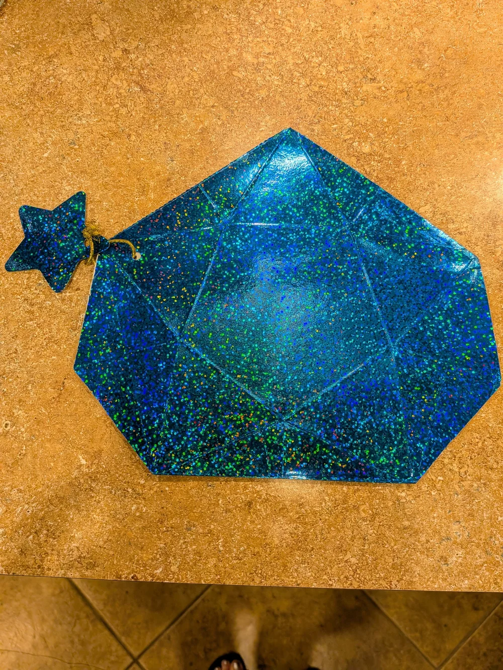 10) NEW Origami star / pentagon gift boxes